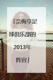 奈梅亨足球俱乐部的2013年阵容