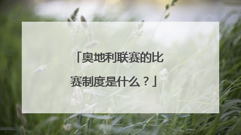 奥地利联赛的比赛制度是什么？