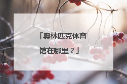 奥林匹克体育馆在哪里？