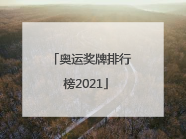 「奥运奖牌排行榜2021」奥运奖牌排行榜2021日本