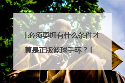 必须要拥有什么条件才算是正版篮球手环？