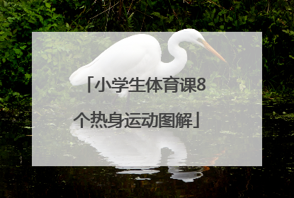 「小学生体育课8个热身运动图解」小学生体育课热身运动视频教学