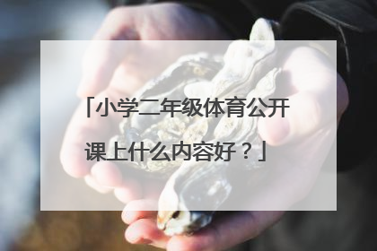 小学二年级体育公开课上什么内容好？