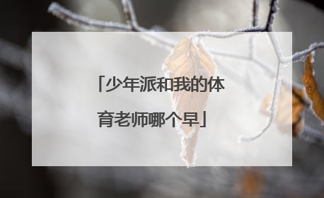 少年派和我的体育老师哪个早