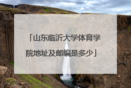 山东临沂大学体育学院地址及邮编是多少