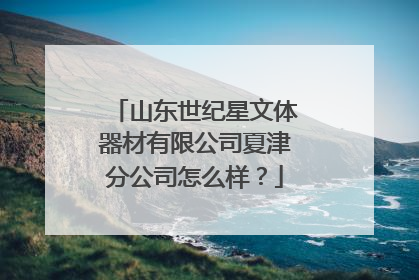 山东世纪星文体器材有限公司夏津分公司怎么样？