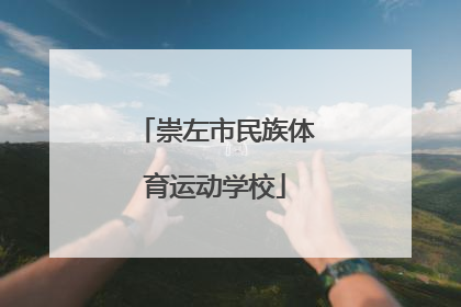 「崇左市民族体育运动学校」崇左市民族体育运动学校简介