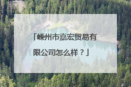 嵊州市嘉宏贸易有限公司怎么样？