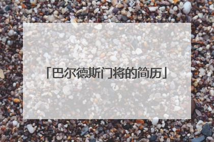 巴尔德斯门将的简历