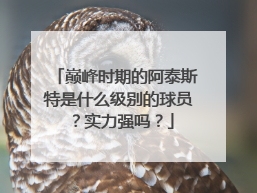 巅峰时期的阿泰斯特是什么级别的球员？实力强吗？