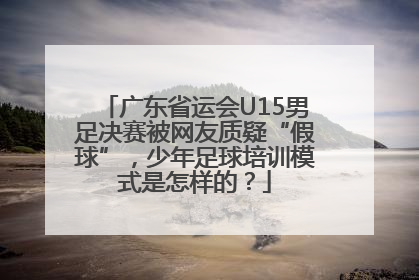 广东省运会U15男足决赛被网友质疑“假球”，少年足球培训模式是怎样的？