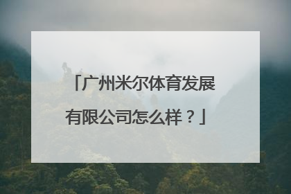 广州米尔体育发展有限公司怎么样？