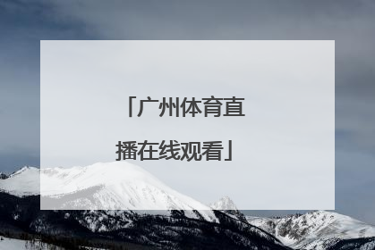 「广州体育直播在线观看」广州电视新闻频道直播在线观看