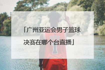 广州亚运会男子篮球决赛在哪个台直播