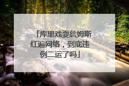 库里戏耍詹姆斯红遍网络，到底违例二运了吗