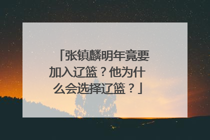 张镇麟明年竟要加入辽篮？他为什么会选择辽篮？