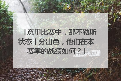 意甲比赛中，那不勒斯状态十分出色，他们在本赛季的战绩如何？