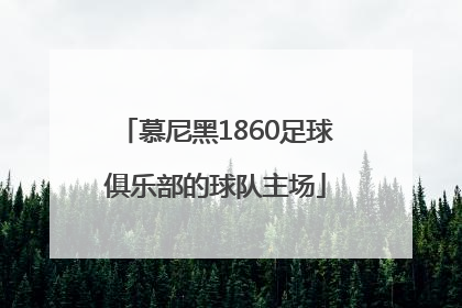 慕尼黑1860足球俱乐部的球队主场