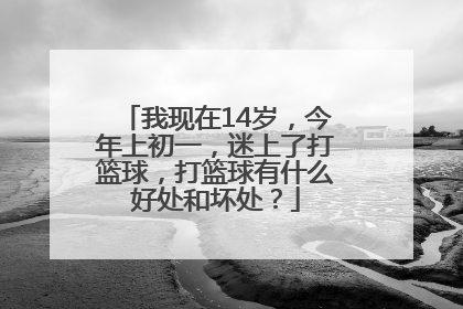 我现在14岁，今年上初一，迷上了打篮球，打篮球有什么好处和坏处？