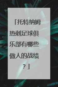 托特纳姆热刺足球俱乐部有哪些傲人的战绩？