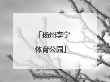 「扬州李宁体育公园」扬州李宁体育公园停车场收费吗