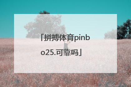 拼搏体育pinbo25.可靠吗