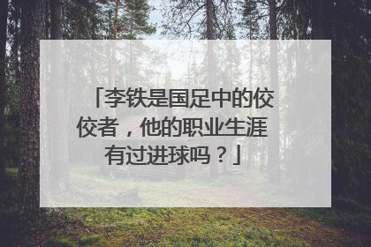 李铁是国足中的佼佼者，他的职业生涯有过进球吗？