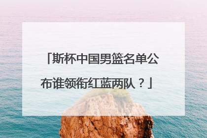 斯杯中国男篮名单公布谁领衔红蓝两队？