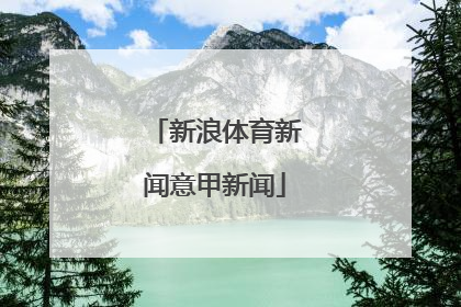 「新浪体育新闻意甲新闻」新浪意甲体育新闻罗马