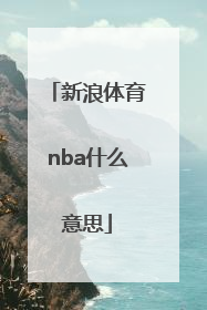 新浪体育nba什么意思