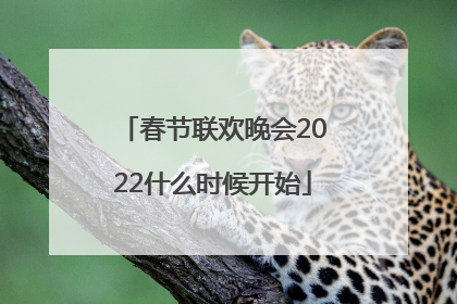 「春节联欢晚会2022什么时候开始」春节联欢晚会2022什么时候开始各台具体时间