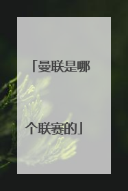 曼联是哪个联赛的