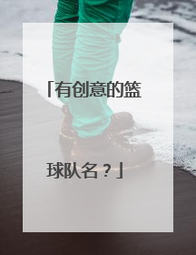 有创意的篮球队名？