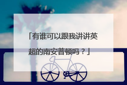 有谁可以跟我讲讲英超的南安普顿吗？