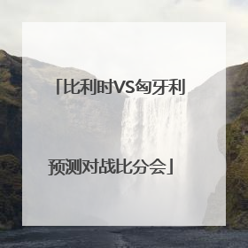 比利时VS匈牙利预测对战比分会