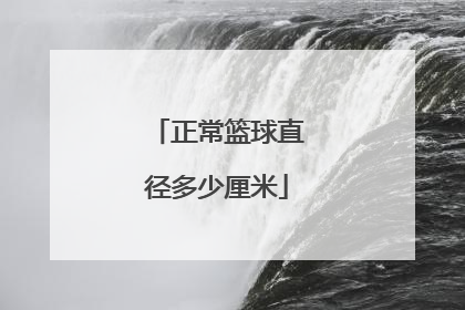 「正常篮球直径多少厘米」4号篮球直径多少厘米