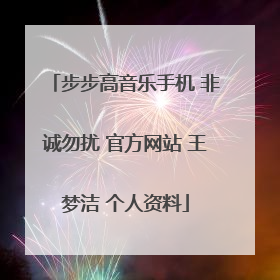 步步高音乐手机 非诚勿扰 官方网站 王梦洁 个人资料