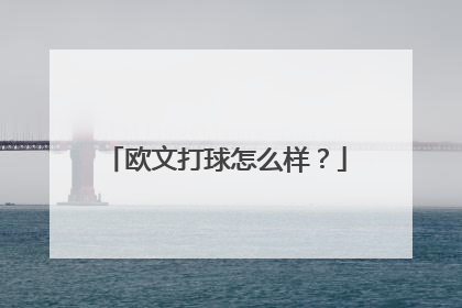 欧文打球怎么样？