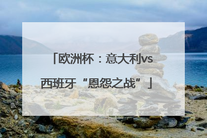 欧洲杯：意大利vs西班牙“恩怨之战”