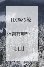 「民族传统体育有哪些项目」小学民族传统体育项目有哪些