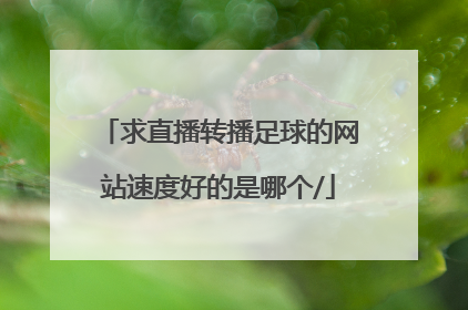 求直播转播足球的网站速度好的是哪个/