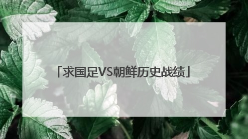 求国足VS朝鲜历史战绩