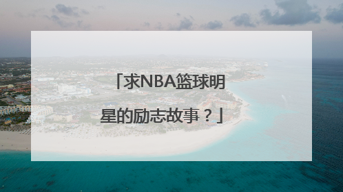 求NBA篮球明星的励志故事？