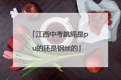 江西中考跳绳是pu的还是钢丝的