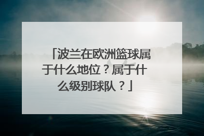 波兰在欧洲篮球属于什么地位？属于什么级别球队？