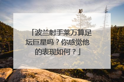 波兰射手莱万算足坛巨星吗？你感觉他的表现如何？