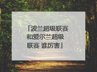 波兰超级联赛 和爱尔兰超级联赛 谁厉害