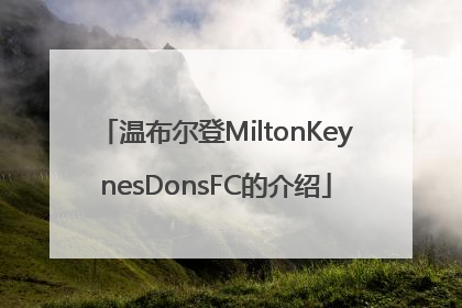 温布尔登MiltonKeynesDonsFC的介绍