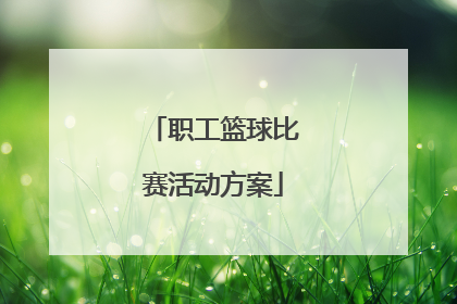 「职工篮球比赛活动方案」学校篮球比赛活动方案