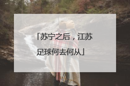 苏宁之后，江苏足球何去何从